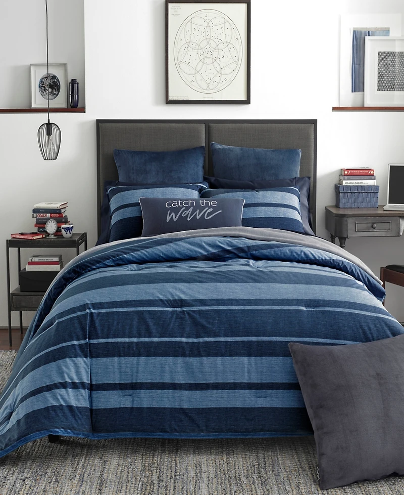 Nautica Longpoint Reversible 3-Piece Comforter Set, Full/Queen