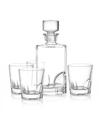 JoyJolt Carina Whiskey Decanter Set of 5