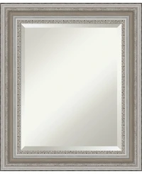 Amanti Art Parlor Silver-tone Framed Bathroom Vanity Wall Mirror