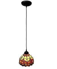 Amora Lighting Tiffany Style Tulips Hanging Lamp