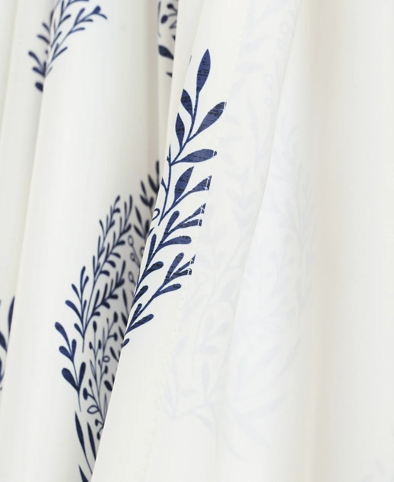 Teardrop Leaf 52" x 95" Curtain Set