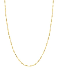 14K Yellow Gold .85 mm Singapore 20" Chain