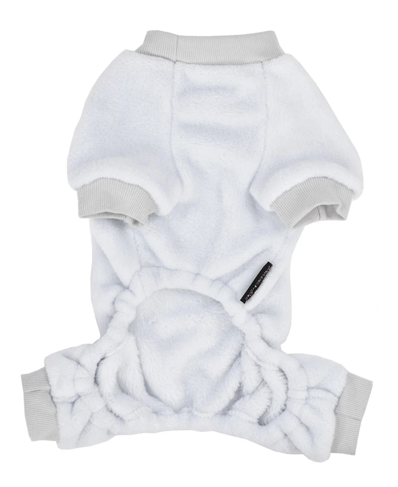 Parisian Pet Velour Pajama Cloud Gray