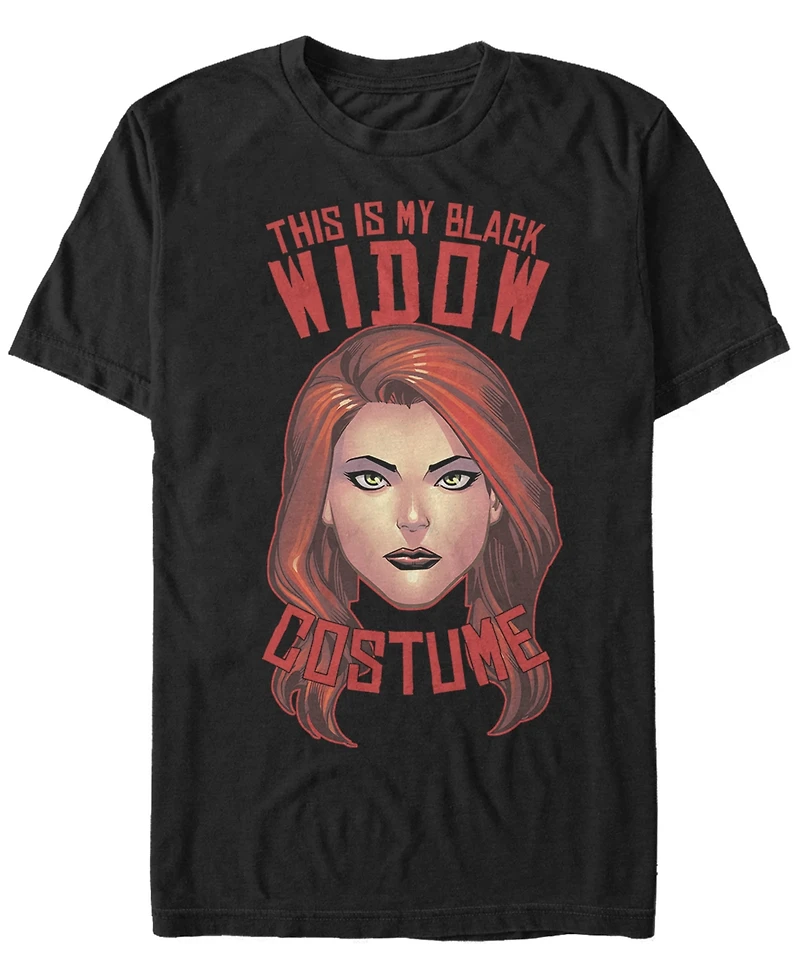 Marvel Men's Avengers Black Widow Halloween Costume Short Sleeve T-Shirt
