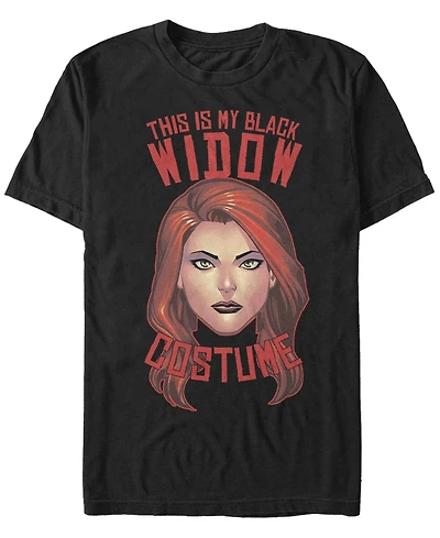 Marvel Men's Avengers Black Widow Halloween Costume Short Sleeve T-Shirt