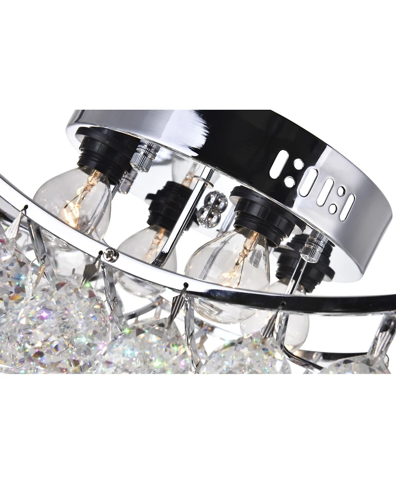 Cwi Lighting Queen 4 Light Flush Mount