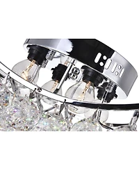 Cwi Lighting Queen 4 Light Flush Mount