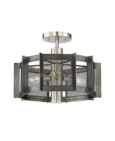 Designers Fountain Baxter 3 Light Semi-Flush