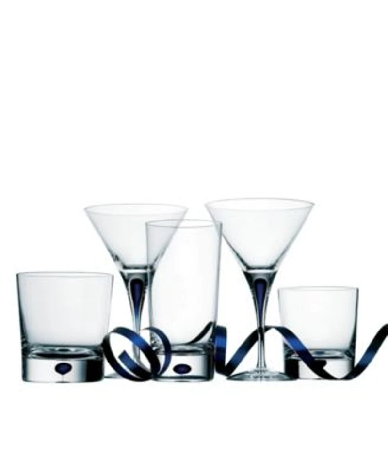 Orrefors Intermezzo Blue Bar Stemware Collection