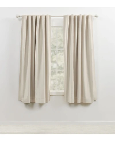 Lauren Ralph Sallie Blackout Back Tab Rod Pocket Curtain Panel