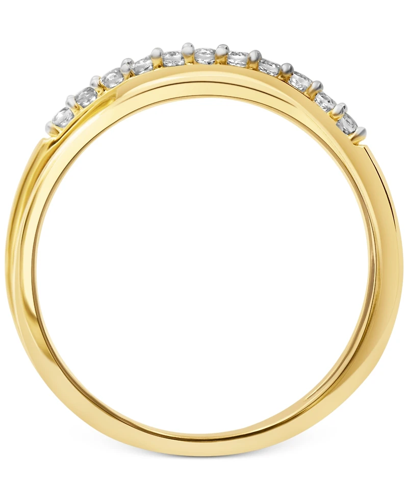 Diamond Crisscross Ring (1/5 ct. t.w.)