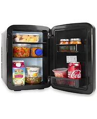 Cooluli Vibe-15LE Compact Thermoelectric Cooler And Warmer Mini Fridge