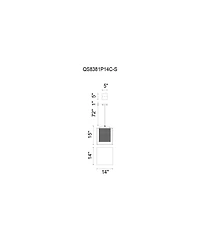 Cwi Lighting Cube 5 Light Mini Pendant