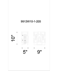 Cwi Lighting Litani 1 Light Wall Sconce