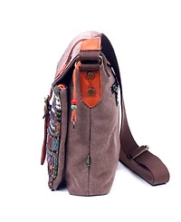 Tsd Brand Four Season Canvas Crossbody Bag