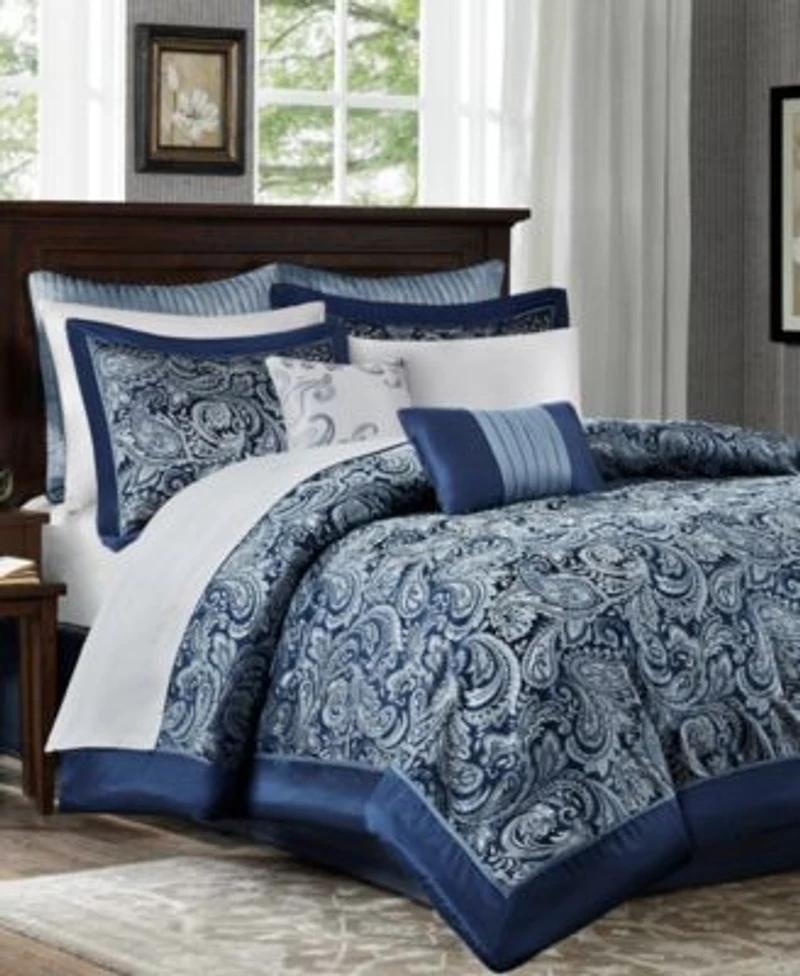 Addison Park Aubrey 9 Pc. Comforter Sets Exclusively At Macys