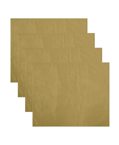 Elrene Poinsettia Elegance Jacquard Holiday Placemat, Set of 4