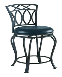 Coaster Home Furnishings Coronado 24" Elegant Metal Counter Stool with Seat