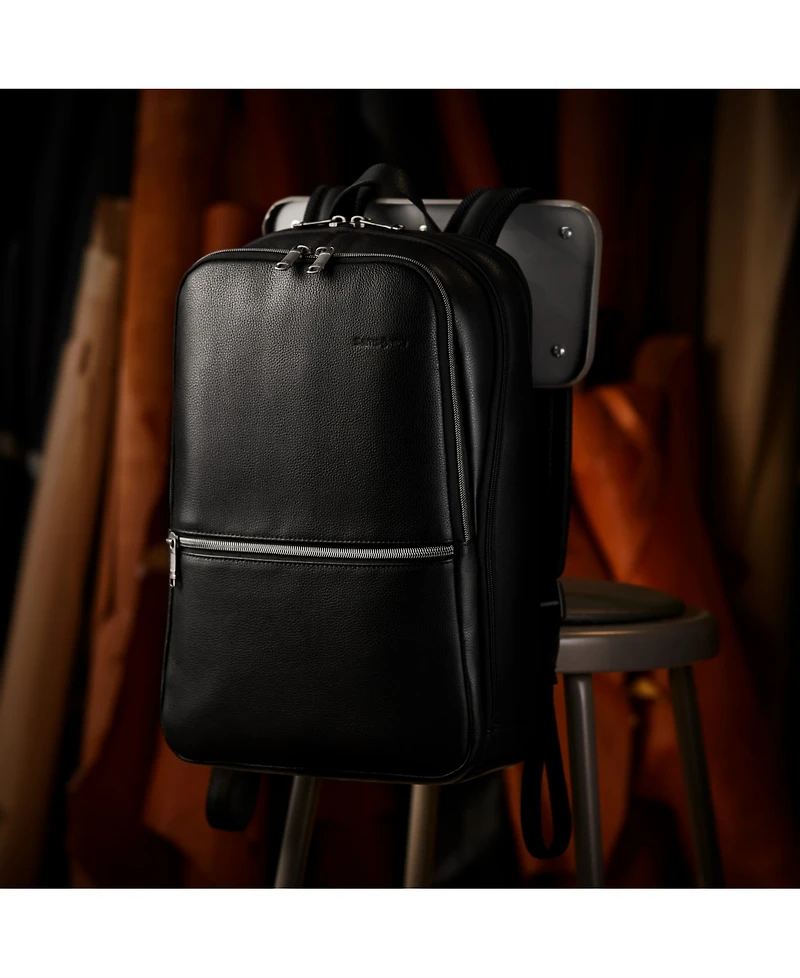 Samsonite Classic Leather Slim Backpack