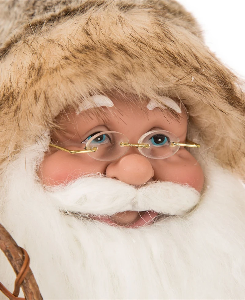 Glitzhome 18" H Santa Figurine