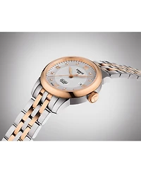 Tissot Women's Swiss Le Locle Automatic Lady Diamond Accent Two-Tone Stainless Steel Bracelet Watch 29mm