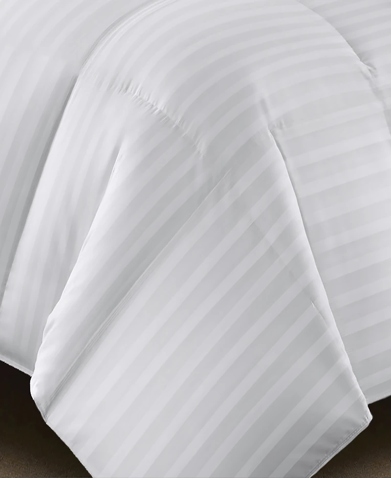 Blue Ridge Duraloft Down Alternative 500 Thread Count Damask Stripe Comforter