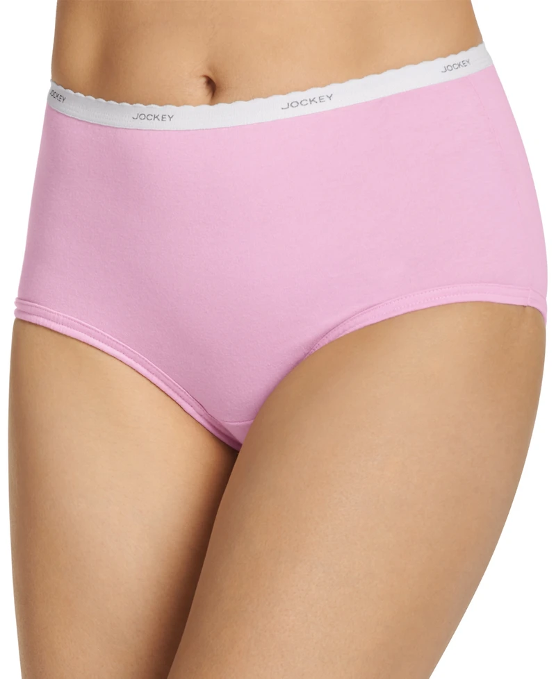 Jockey Women's Classics Cotton 5 Pack Brief Underwear 1743