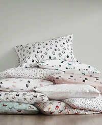 Intelligent Design Novelty Printed Flannel -Pc. Sheet Set