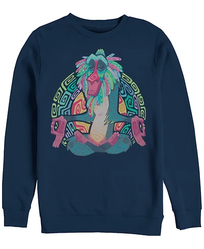 Disney Men's Lion King Geometric Rafiki, Crewneck Fleece