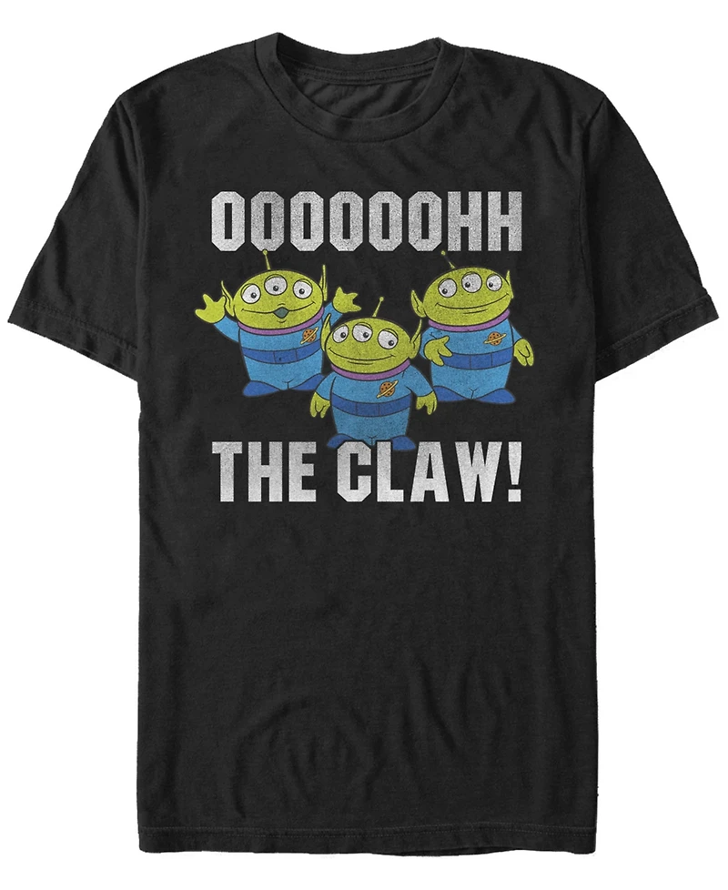 Disney Pixar Men's Toy Story Aliens Ooh The Claw, Short Sleeve T-Shirt