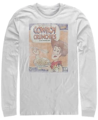 Disney Pixar Men's Toy Story Woody Cowboy Crunchies, Long Sleeve T-Shirt