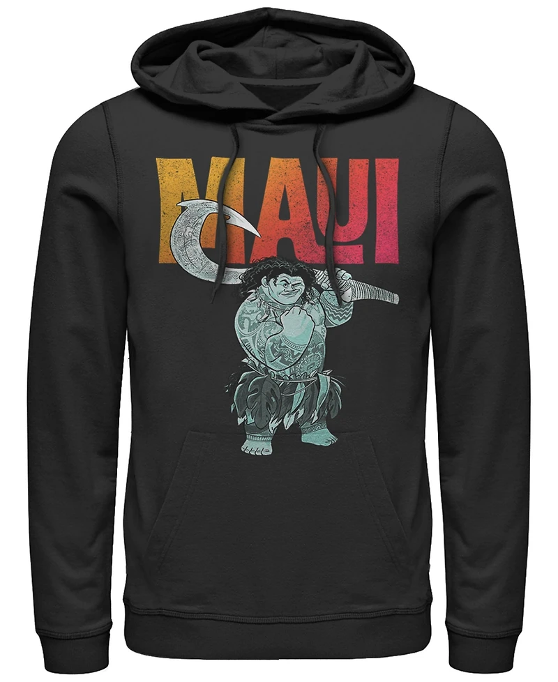 Disney Men's Moana Maui Portrait, Pullover Hoodie