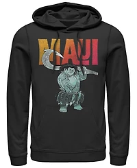 Disney Men's Moana Maui Portrait, Pullover Hoodie