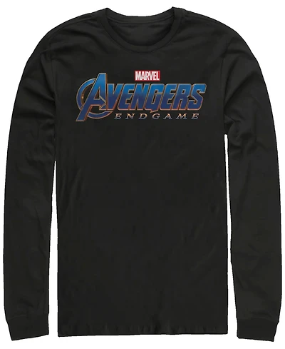 Marvel Men's Avengers Endgame Logo, Long Sleeve T-shirt