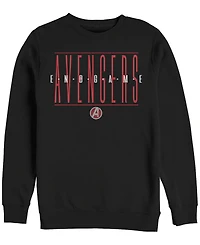 Marvel Men's Avengers Endgame Text Logo