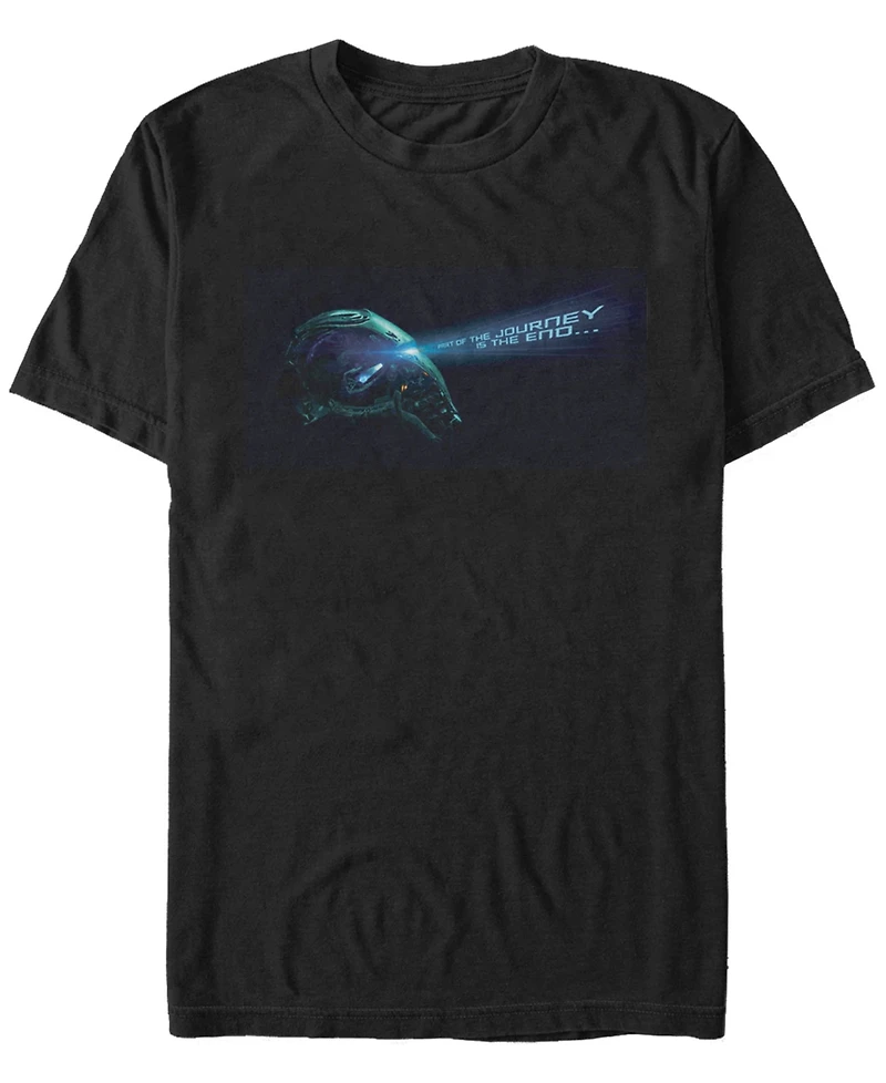 Marvel Men's Avengers Endgame Iron Man Helmet, Short Sleeve T-shirt