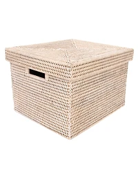 Artifacts Trading Company Artifacts Rattan Storage Box with Lid - Letter File