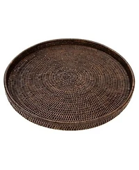 Artifacts Trading Company Rattan Round Tray Collection