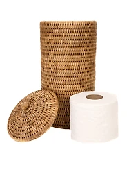 Artifacts Rattan Double Toilet Roll Holder