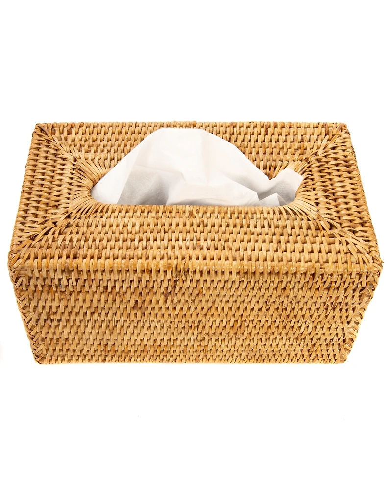Artifacts Rattan Rectangular Tissue Box Cover