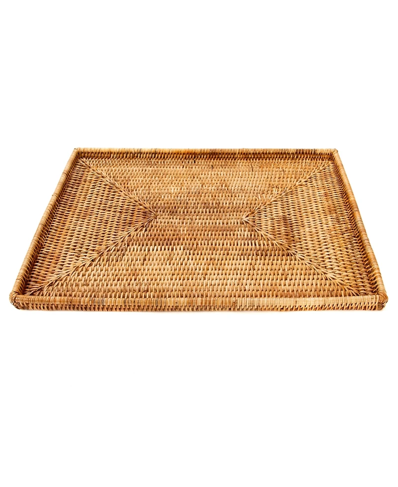 Artifacts Rattan Rectangular Flat Tray