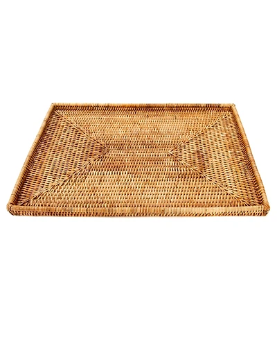 Artifacts Rattan Rectangular Flat Tray