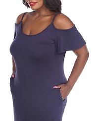 White Mark Plus Lexi Maxi Dress