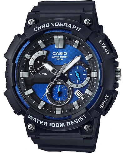 Casio Men's Chronograph Black Resin Strap Watch 53.5mm