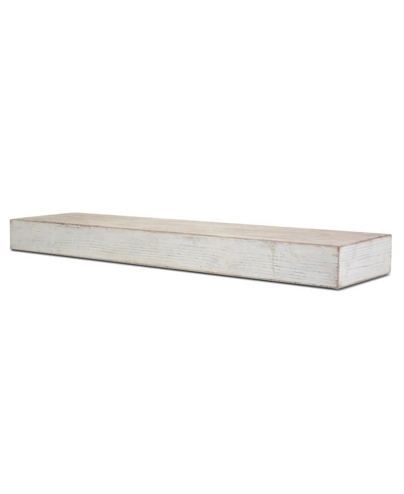 American Art Decor Wood Floating Wall Shelf