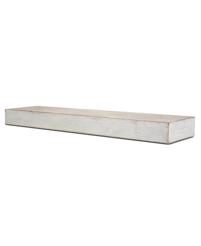 American Art Decor Wood Floating Wall Shelf
