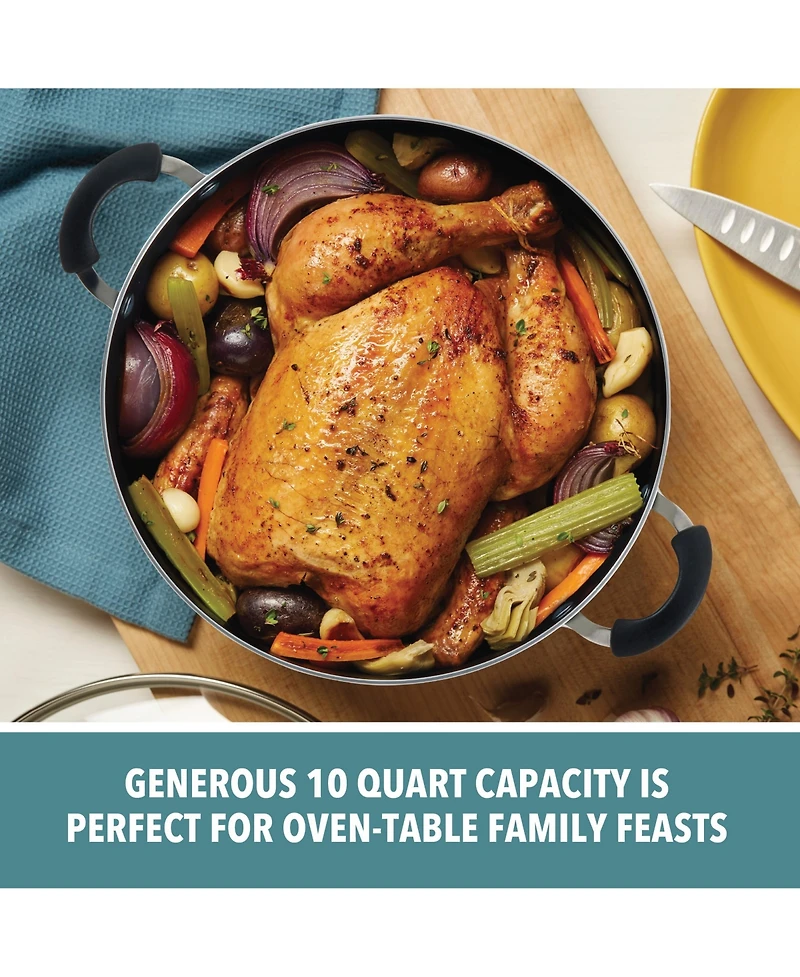 Farberware Aluminum Nonstick Covered 10.5-Qt. Stockpot