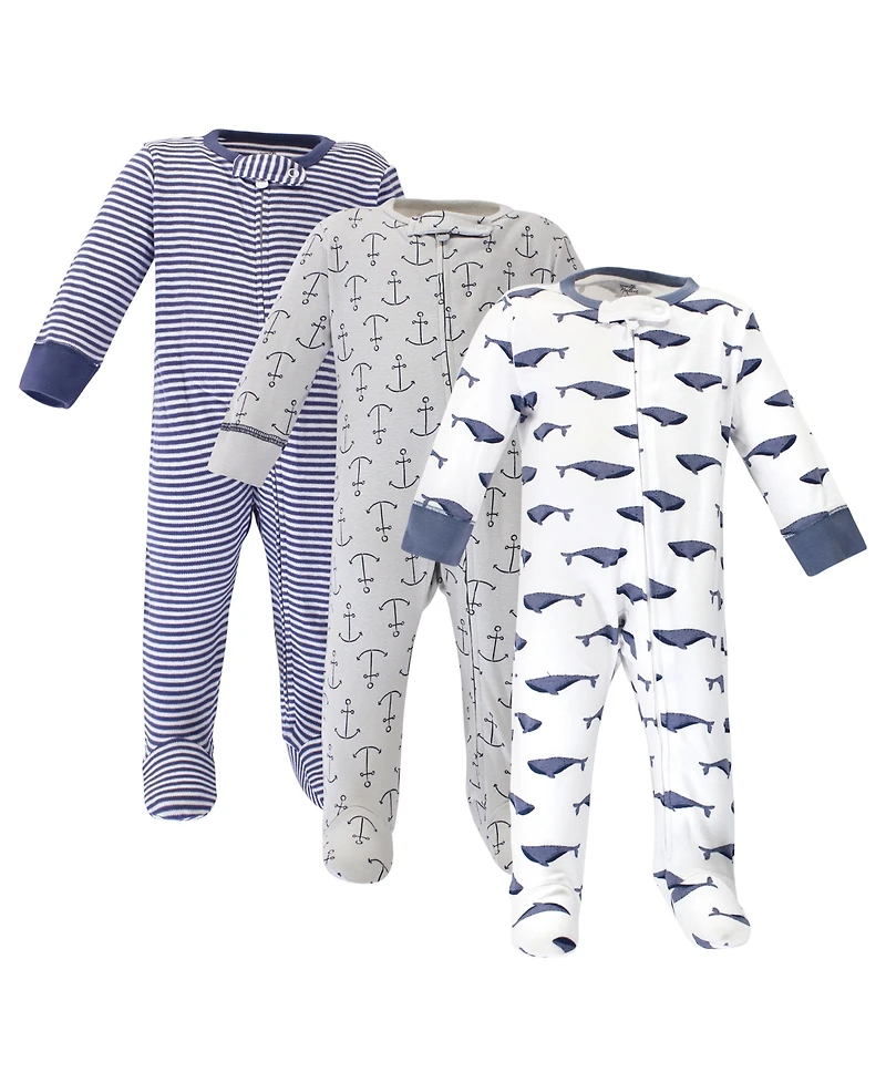 Touched by Nature Baby Boys Unisex Organic Cotton Day-to-Night Wear
