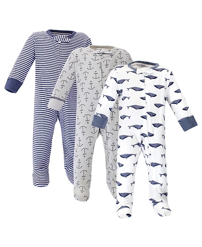 Touched by Nature Baby Boys Unisex Organic Cotton Day-to-Night Wear