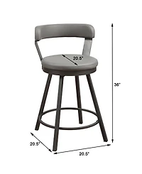Cabezon Counter Height Swivel Stool (Set of 2)